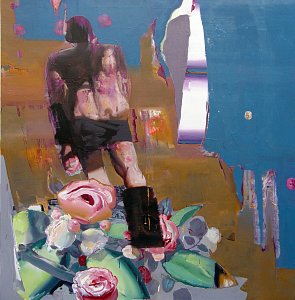 müder krieger,Painting by Rayk Goetze