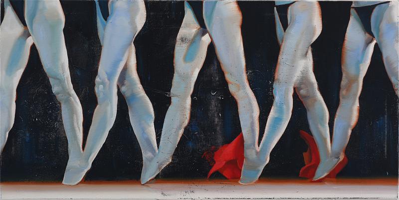Schrittfolge 1, Painting by Rayk Goetze