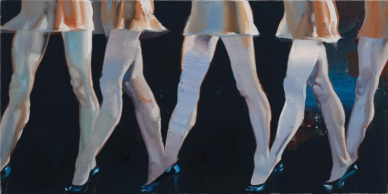 Schrittfolge 2, Painting by Rayk Goetze