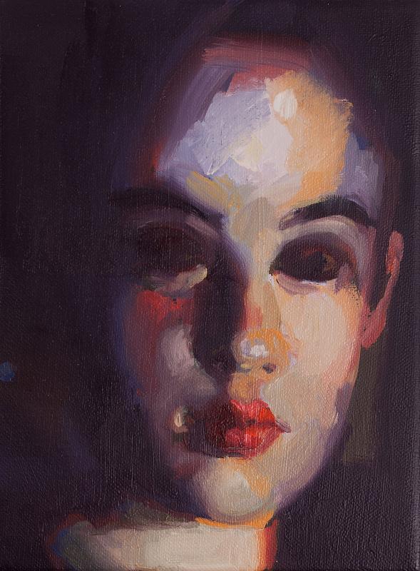 portrait n° 07, Painting by Rayk Goetze