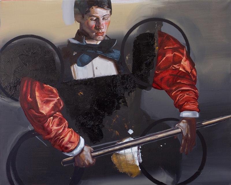 Der Gesandte, Painting by Rayk Goetze