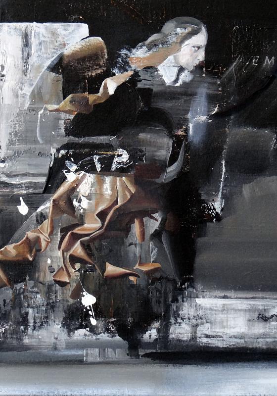 bote (detail), Painting by Rayk Goetze