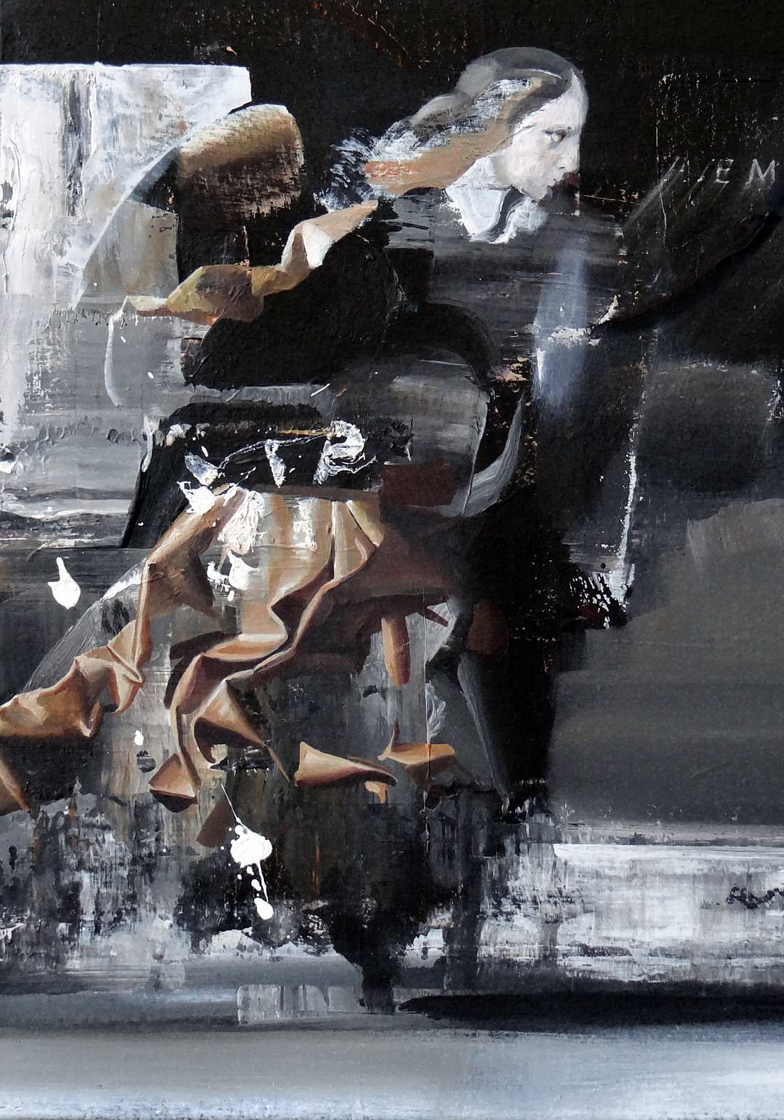 bote (detail),Painting by Rayk Goetze