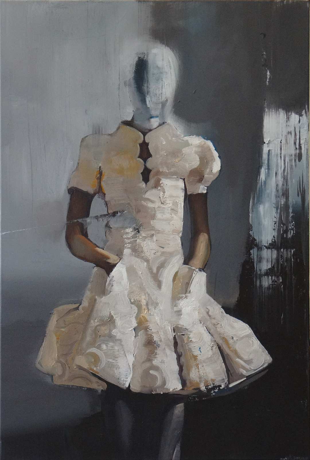 Die kalte Sophie,Painting by Rayk Goetze