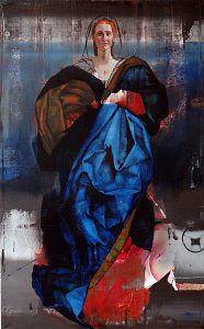 la belle vierge,Painting by Rayk Goetze