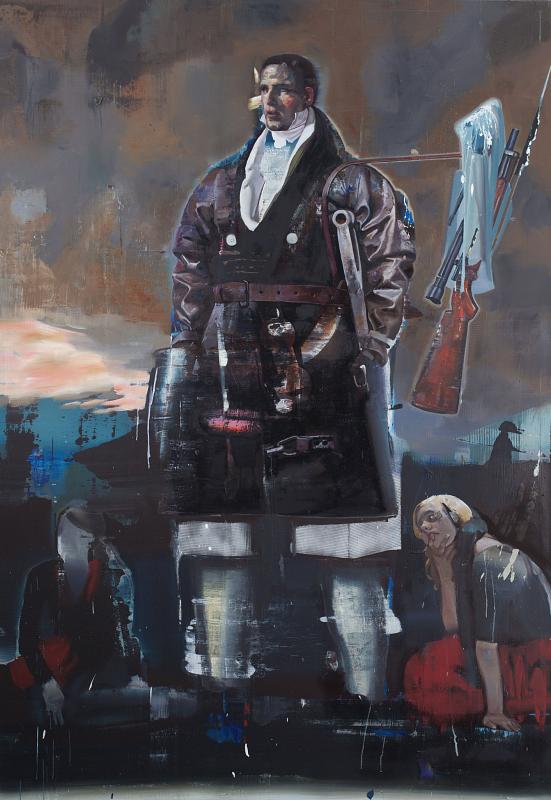wächter, Painting by Rayk Goetze