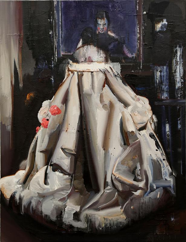 Minna, Painting by Rayk Goetze