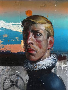 Portrait des Kurfürst als junger Mann,Painting by Rayk Goetze