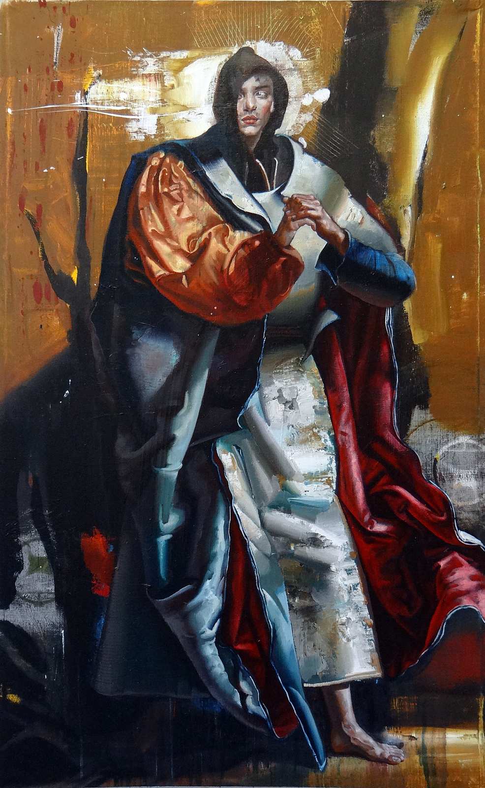 wächter,Painting by Rayk Goetze