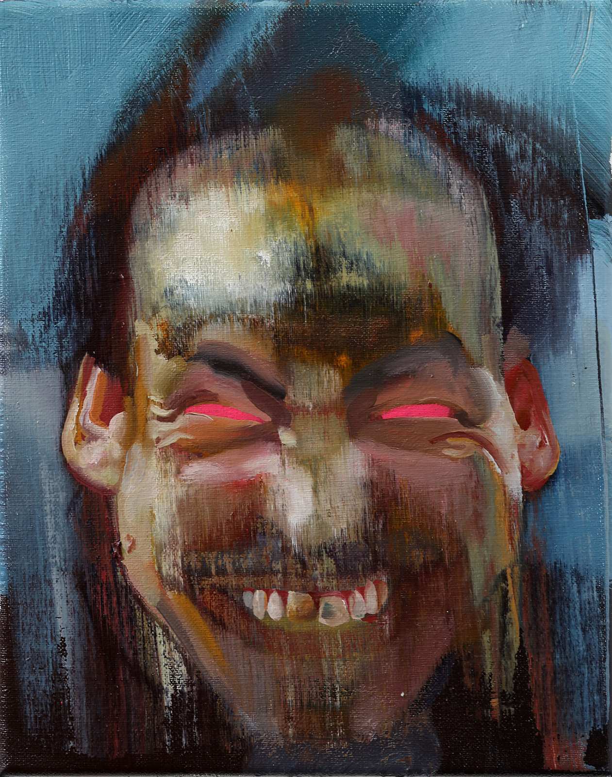 Bildräuber,Painting by Rayk Goetze