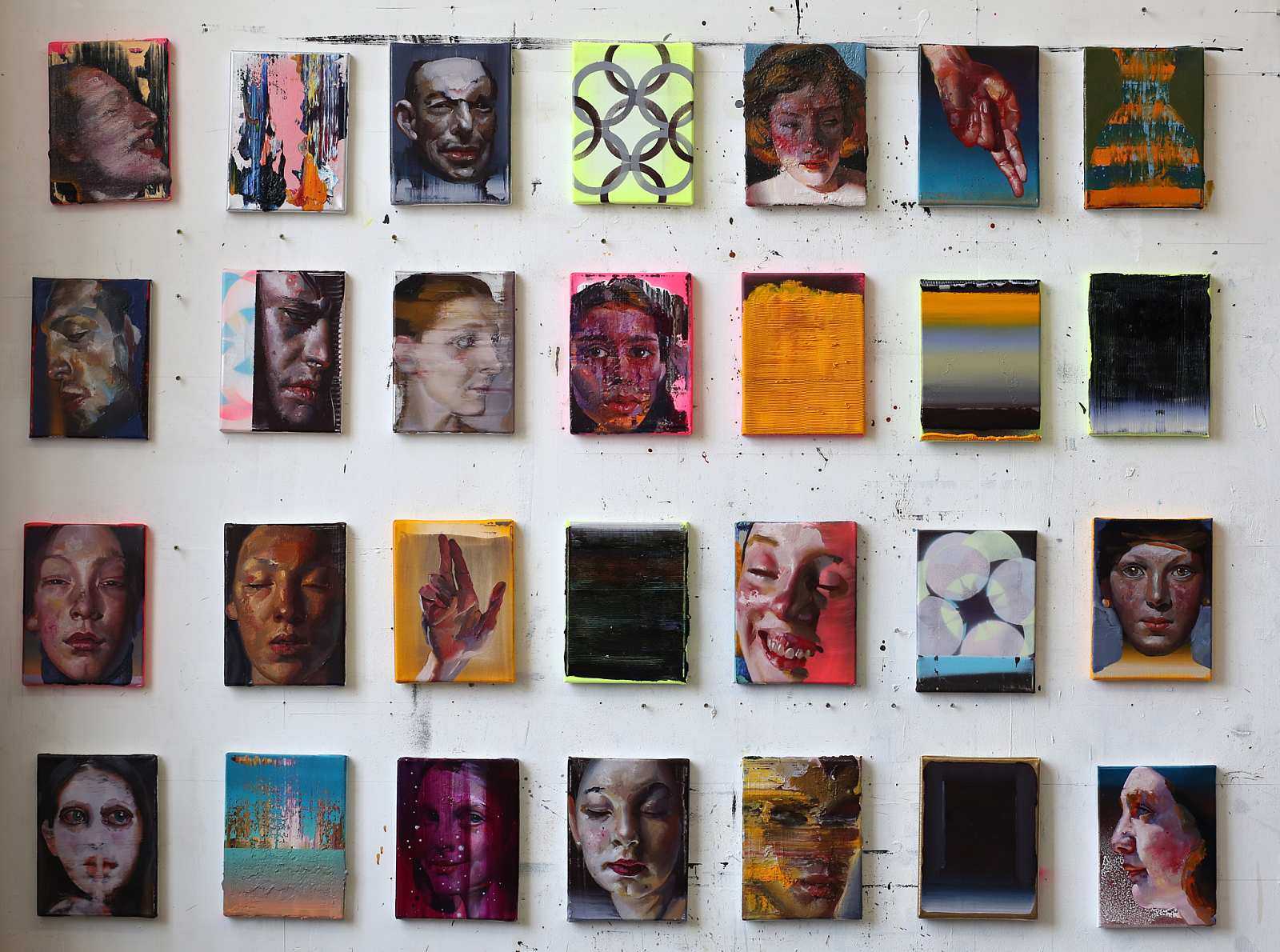 Block,Painting by Rayk Goetze