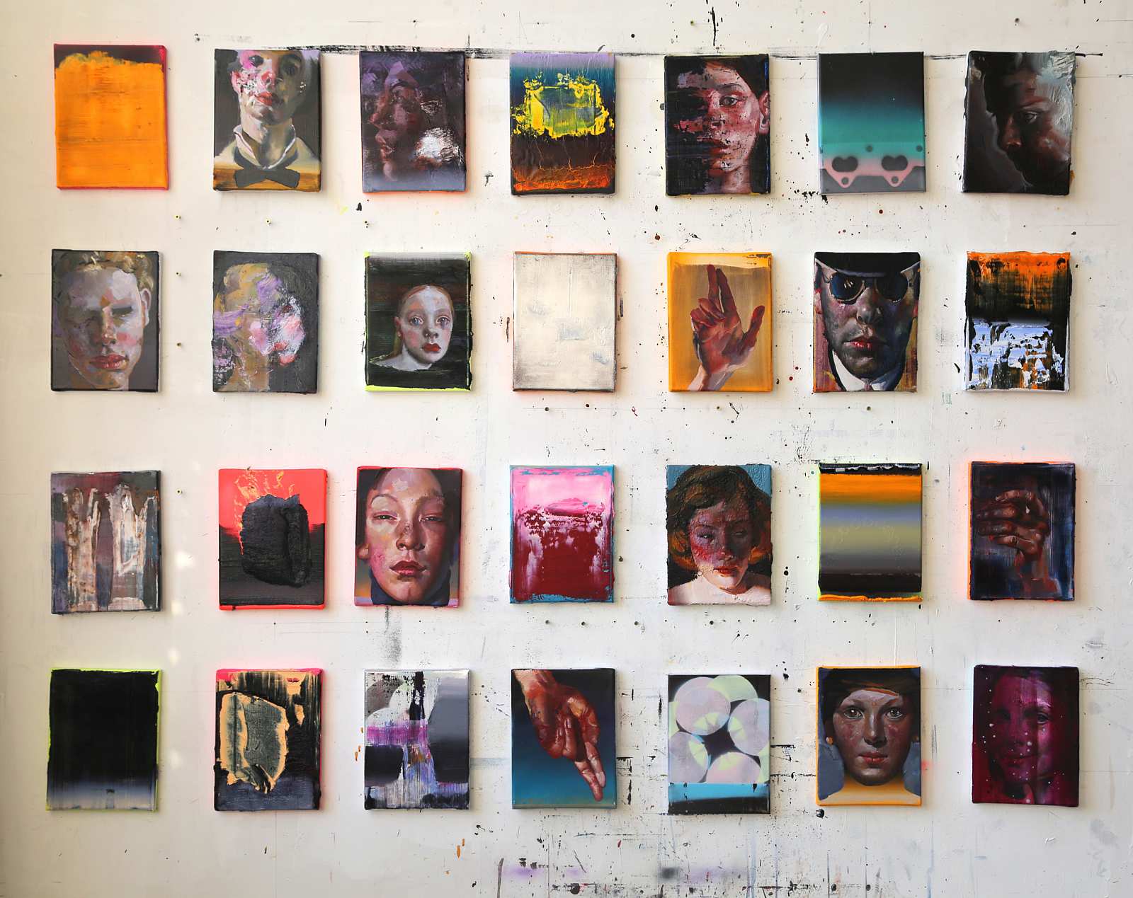 Block,Painting by Rayk Goetze