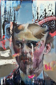 Gehörnter,Painting by Rayk Goetze