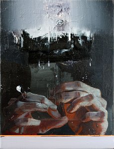 Handhabe,Painting by Rayk Goetze