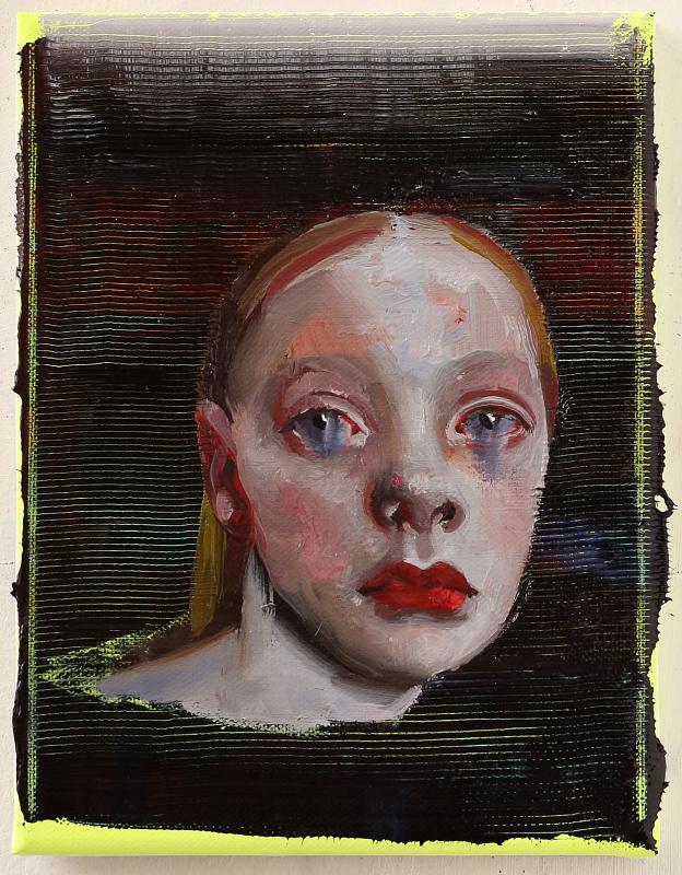 Portrait N°15 (Harley), Painting by Rayk Goetze