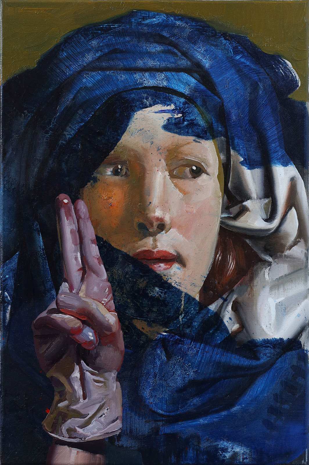 Schwur,Painting by Rayk Goetze