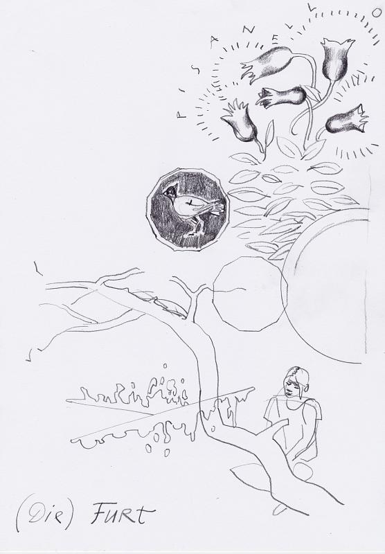 Furt (2), Painting by Rayk Goetze