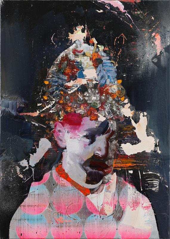 Bad King, Painting by Rayk Goetze