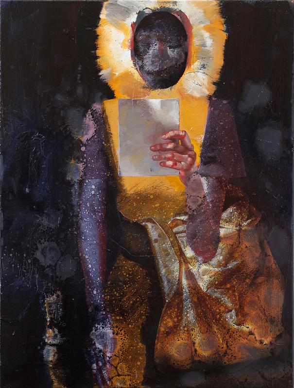 Bad News, Painting by Rayk Goetze