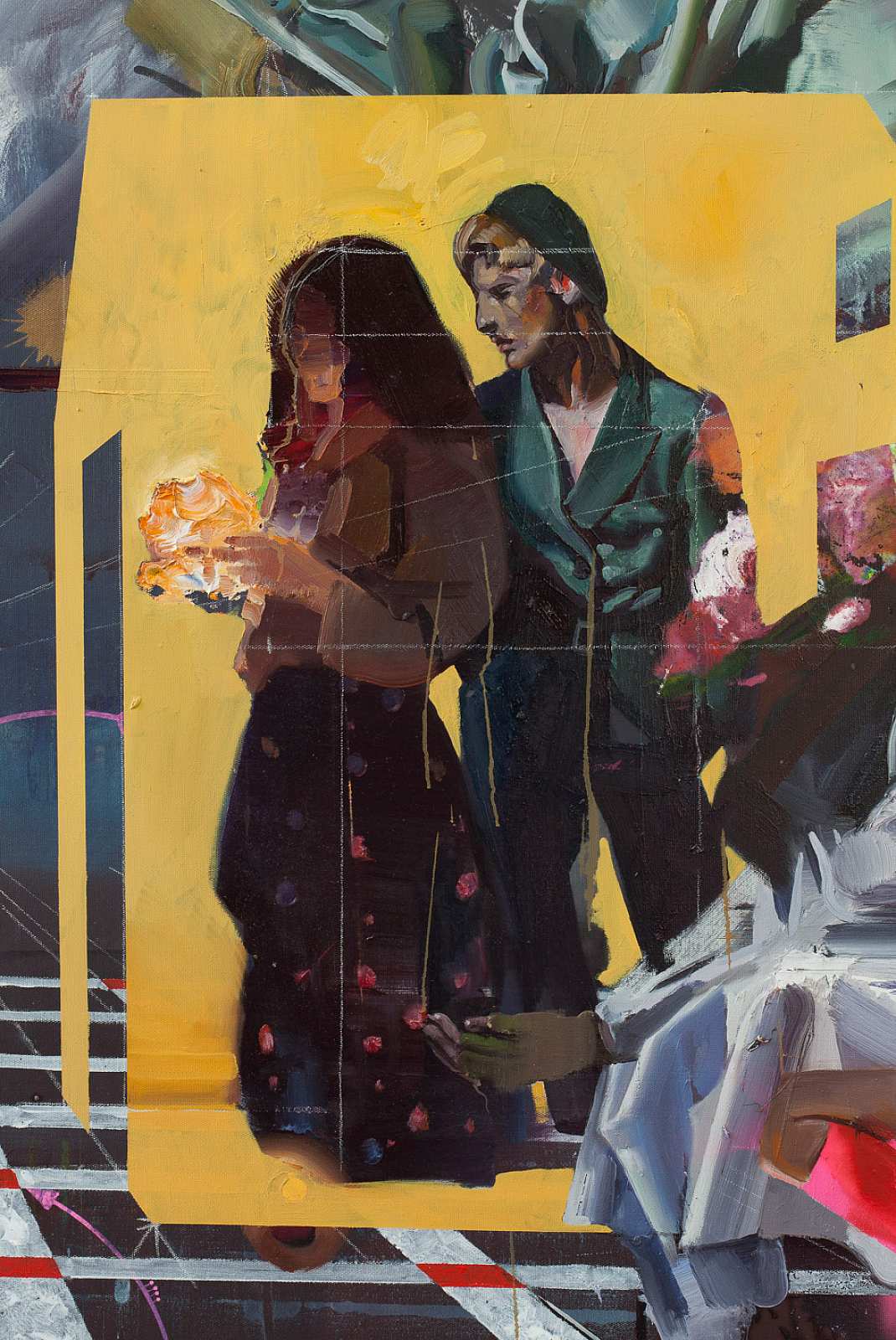 Der Schaitrain (Ausschnitt),Painting by Rayk Goetze