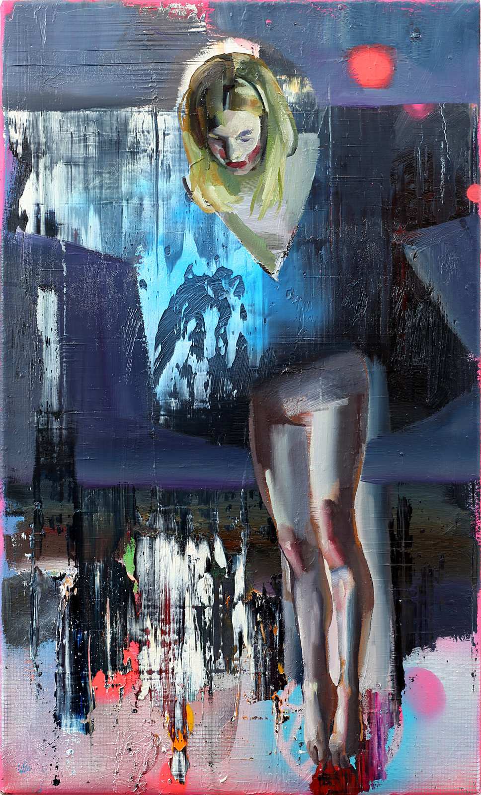 En Pointe,Painting by Rayk Goetze