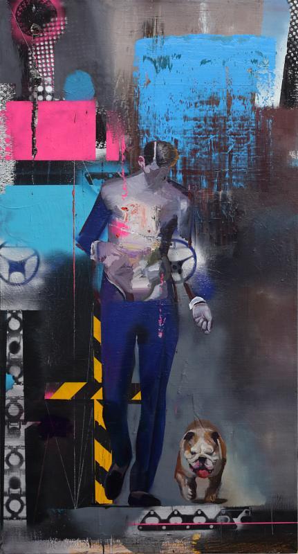 Hundefürst (Ralph L.), Painting by Rayk Goetze