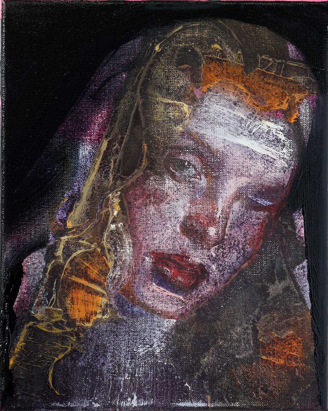 Portrait Nr.10,Painting by Rayk Goetze