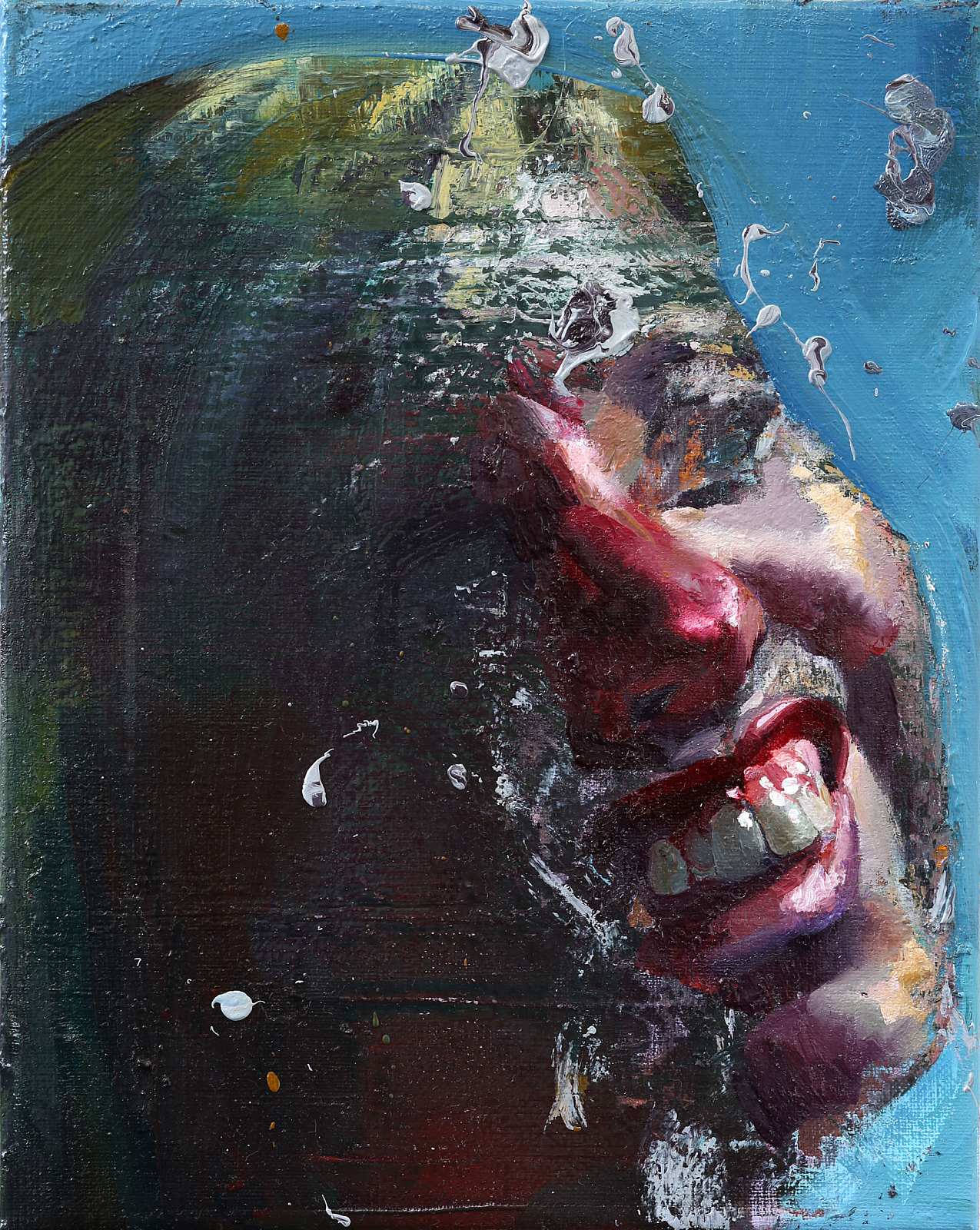 Portrait Nr.8,Painting by Rayk Goetze