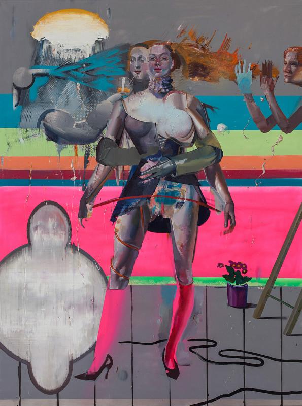 Strawberry Set, Painting by Rayk Goetze