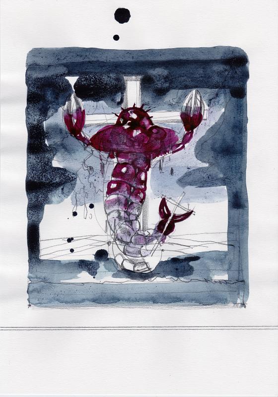 Crucio (Draft), Painting by Rayk Goetze