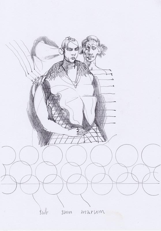 Sub sum marum, Painting by Rayk Goetze