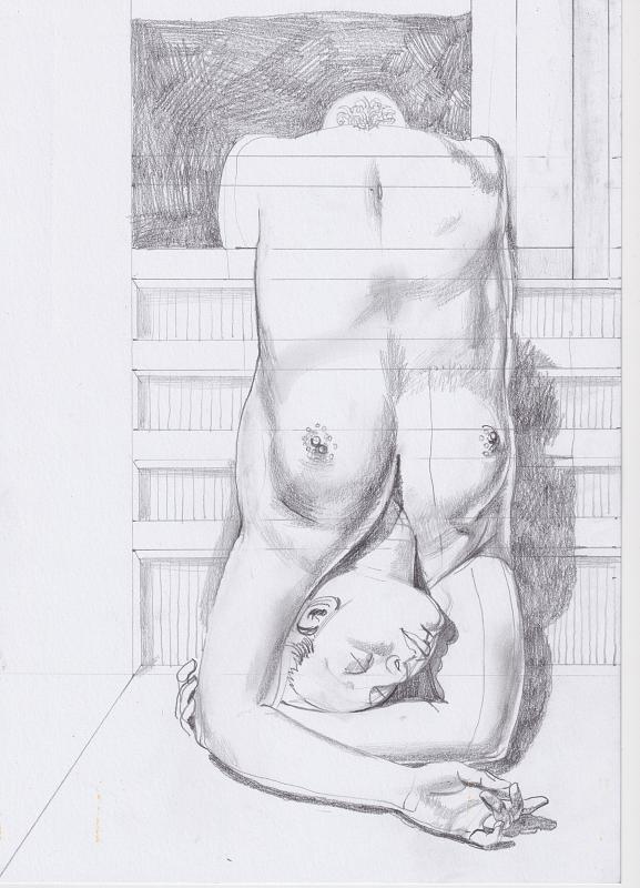 Aushang, Painting by Rayk Goetze