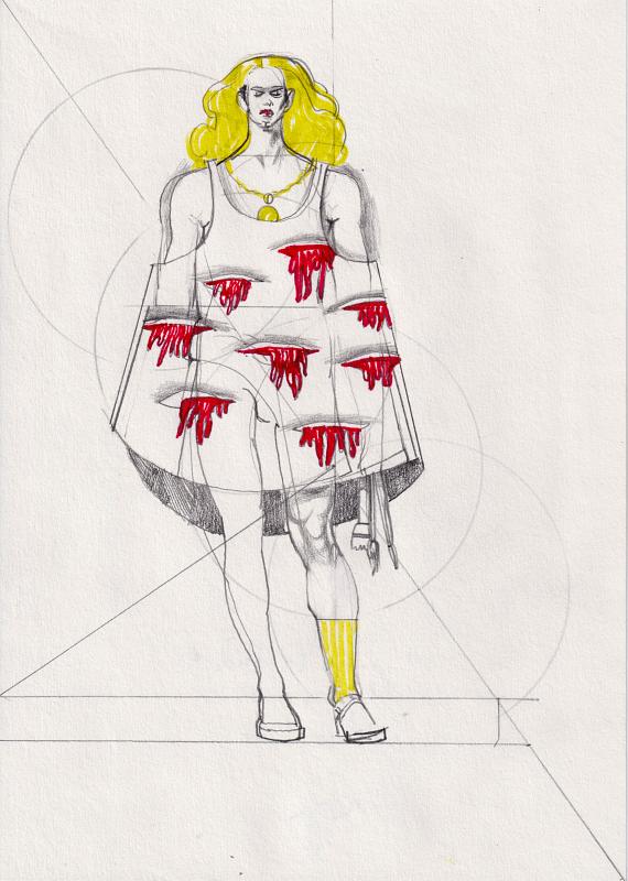 Dress to Leid, Painting by Rayk Goetze
