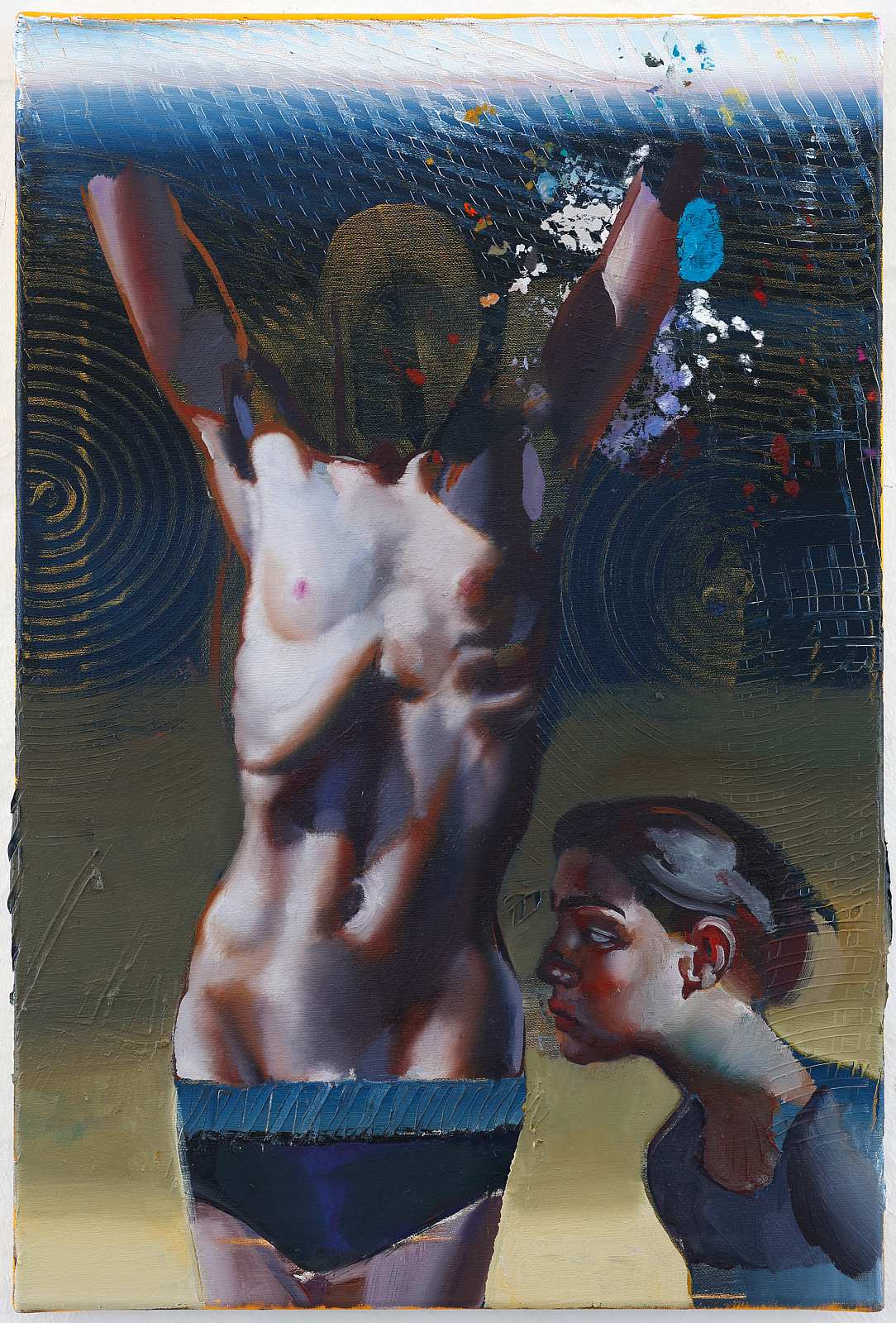 Annährung,Painting by Rayk Goetze