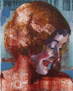 The Unknown (Portrait N°5),Painting by Rayk Goetze