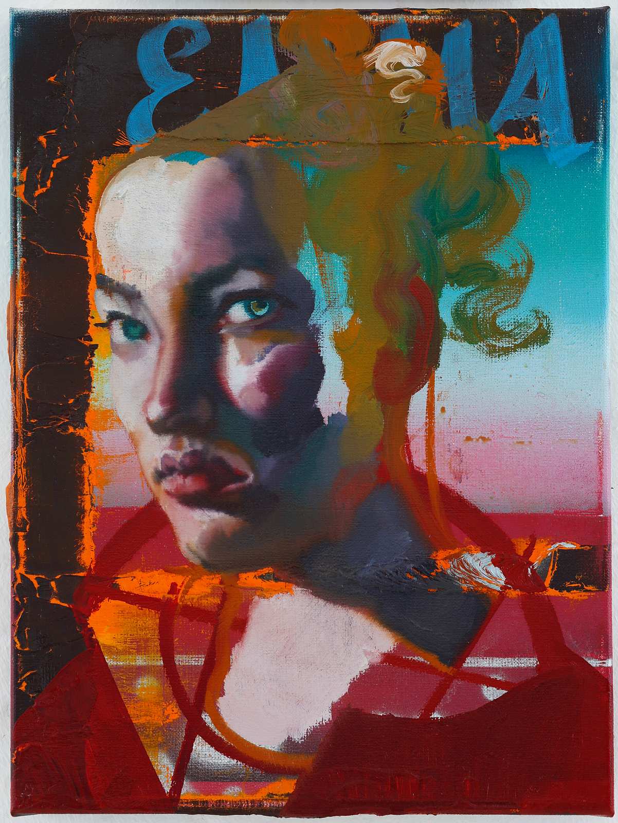 Portrait of a Girl (Emma),Painting by Rayk Goetze