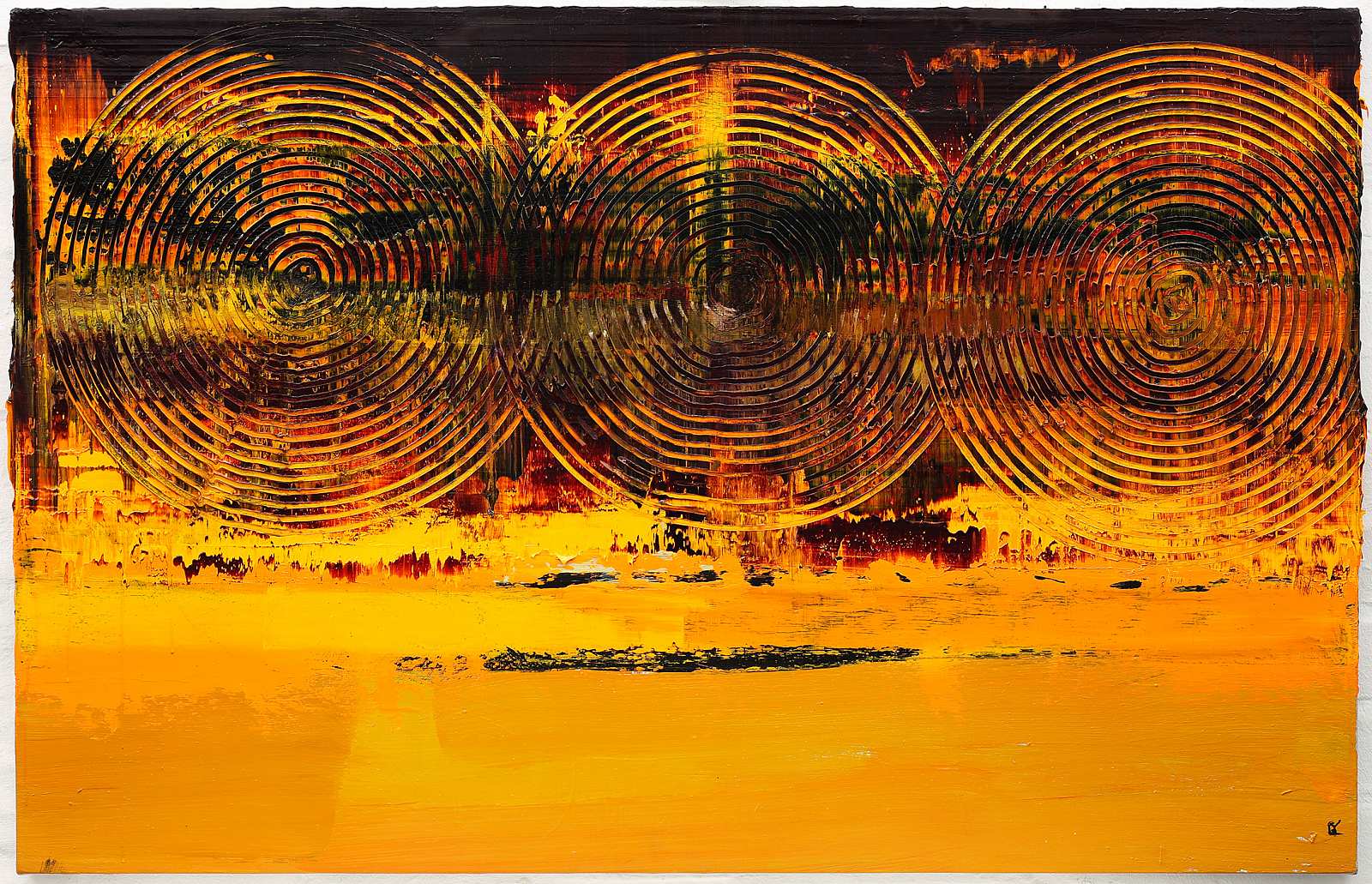 Triple,Painting by Rayk Goetze