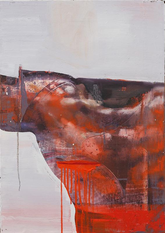 Wunde, Painting by Rayk Goetze