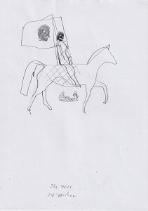 Study of a Rider (The Weiher),Painting by Rayk Goetze