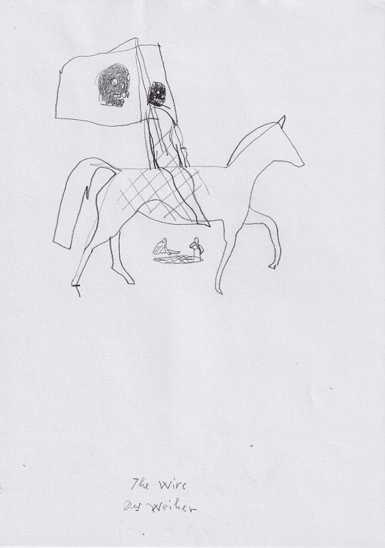 Study of a Rider (The Weiher), Painting by Rayk Goetze