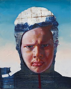 Heller Kopf,Painting by Rayk Goetze