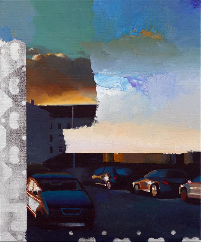 Kolonne, Painting by Rayk Goetze