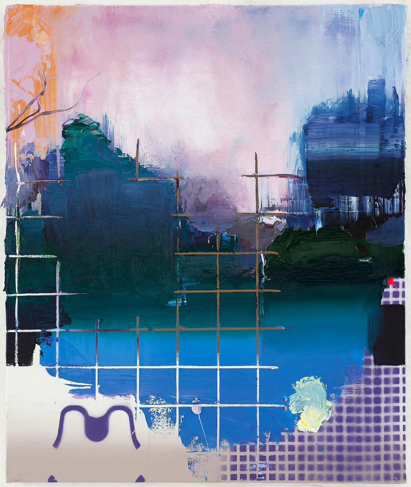 Landscape 1,Painting by Rayk Goetze