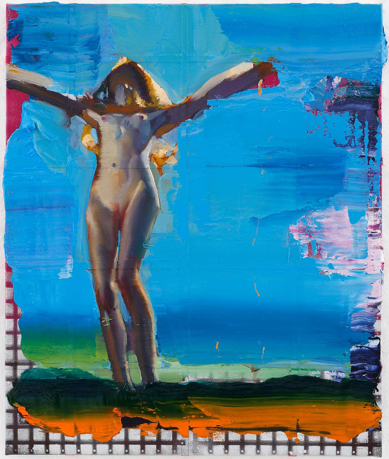 Landscape 4,Painting by Rayk Goetze