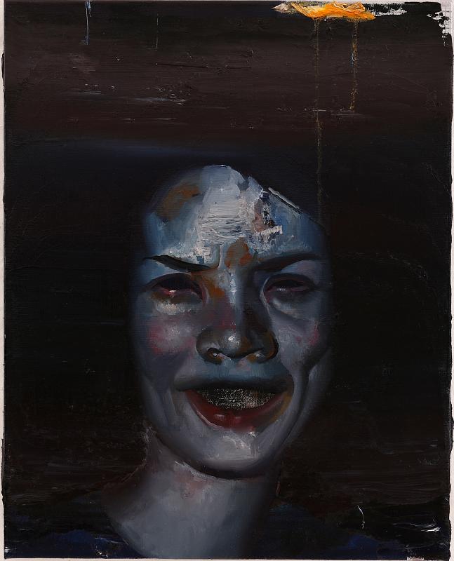 Mask, Painting by Rayk Goetze