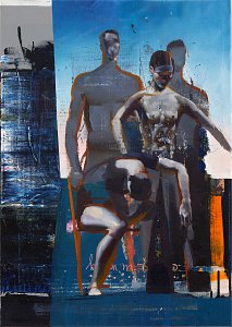 Kommando,Painting by Rayk Goetze