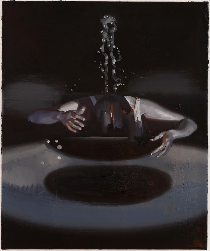 Quelle, Painting by Rayk Goetze