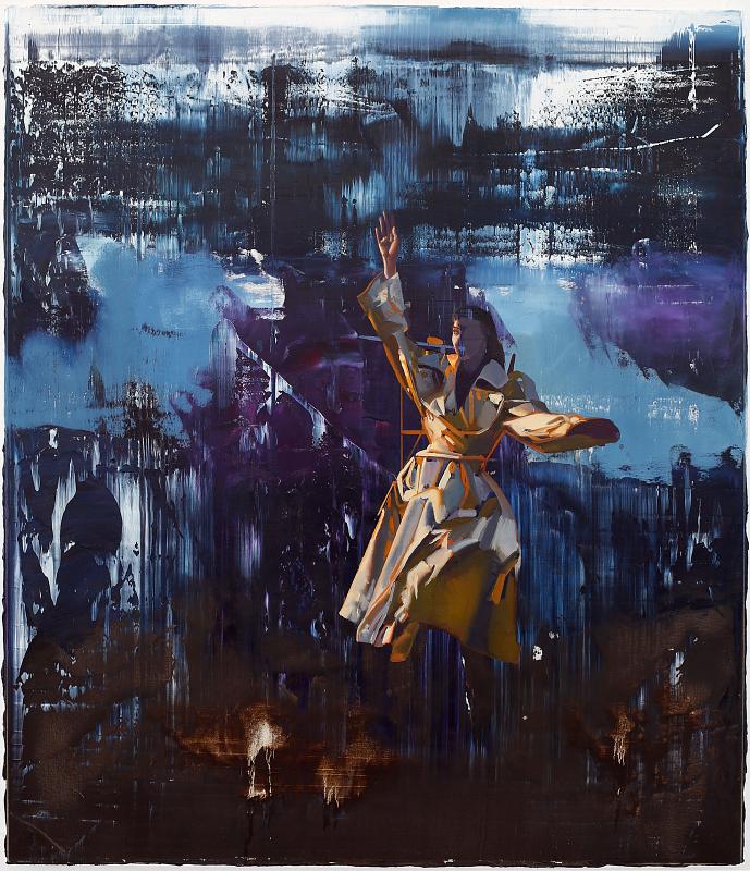 Vertreibung aus dem Paradies 1, Painting by Rayk Goetze