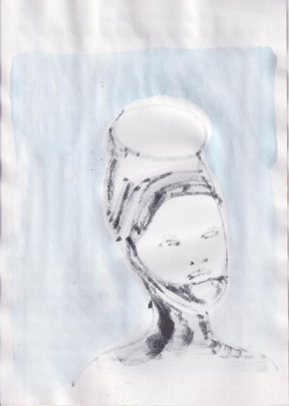 Diver (rev), Painting by Rayk Goetze