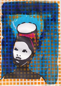 Diver,Painting by Rayk Goetze